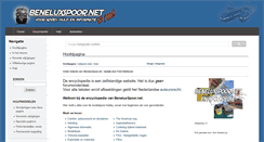Desktop Screenshot of encyclopedie.beneluxspoor.net