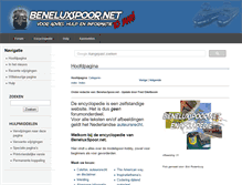 Tablet Screenshot of encyclopedie.beneluxspoor.net